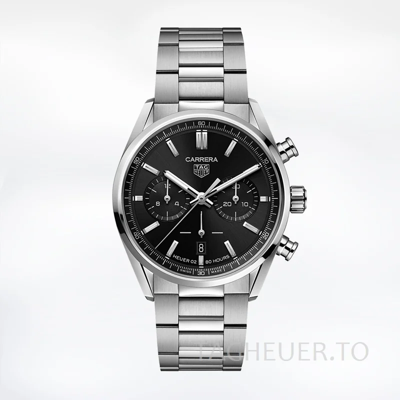 Tag Heuer Carrera 43mm CBN2010.BA0642 Men Black Dial Quartz