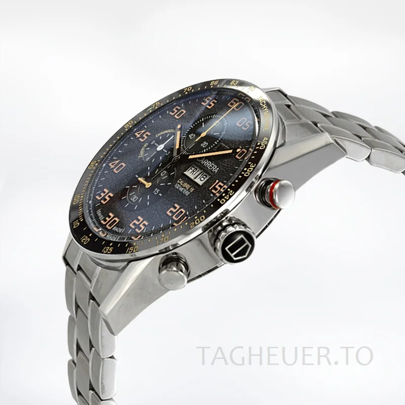 Tag Heuer Carrera 43mm CarreraBKSB-005 Men Silver-tone