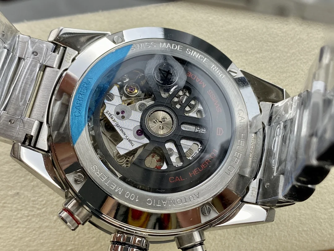 TAG Heuer Carrera CAR201V.BA0766 Swiss Replica Watch - 43mm Chronograph, Sapphire Crystal, 1-Year Warranty