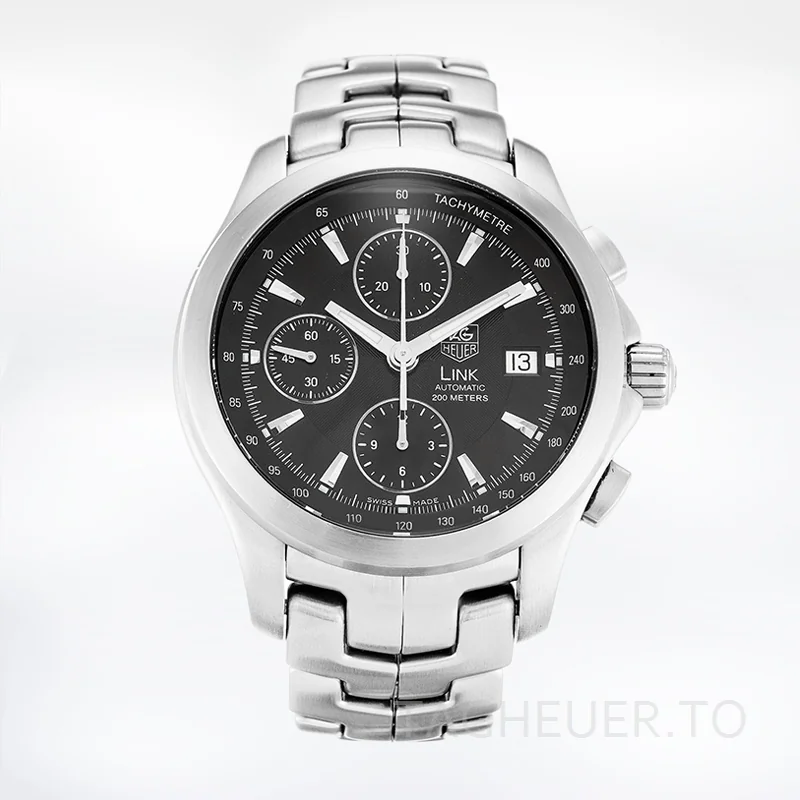 Tag Heuer Link CJF2110.BA0594 43mm Men's Automatic Black Dial