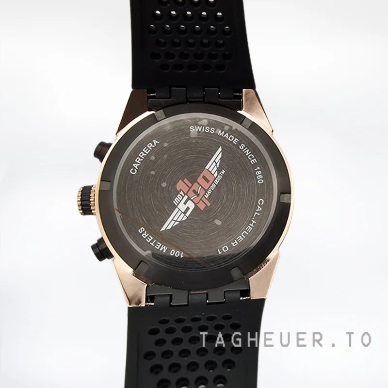 Tag Heuer Carrera 43mm Men's CAR205A.FT6087 Automatic Rose Gold-tone