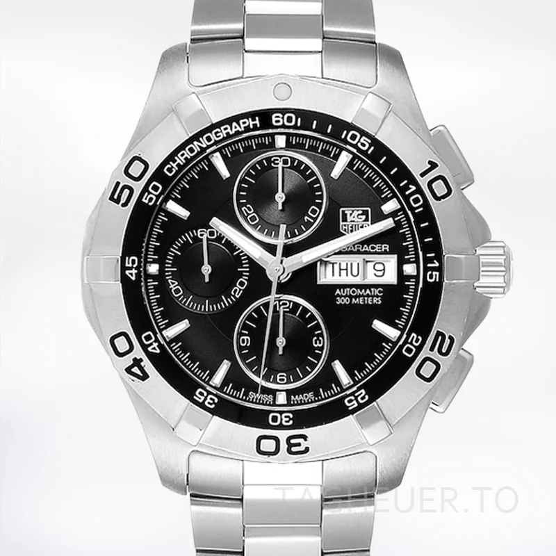 Tag Heuer Aquaracer CAF2010.BA0815 43mm Men's Watch Silver-tone