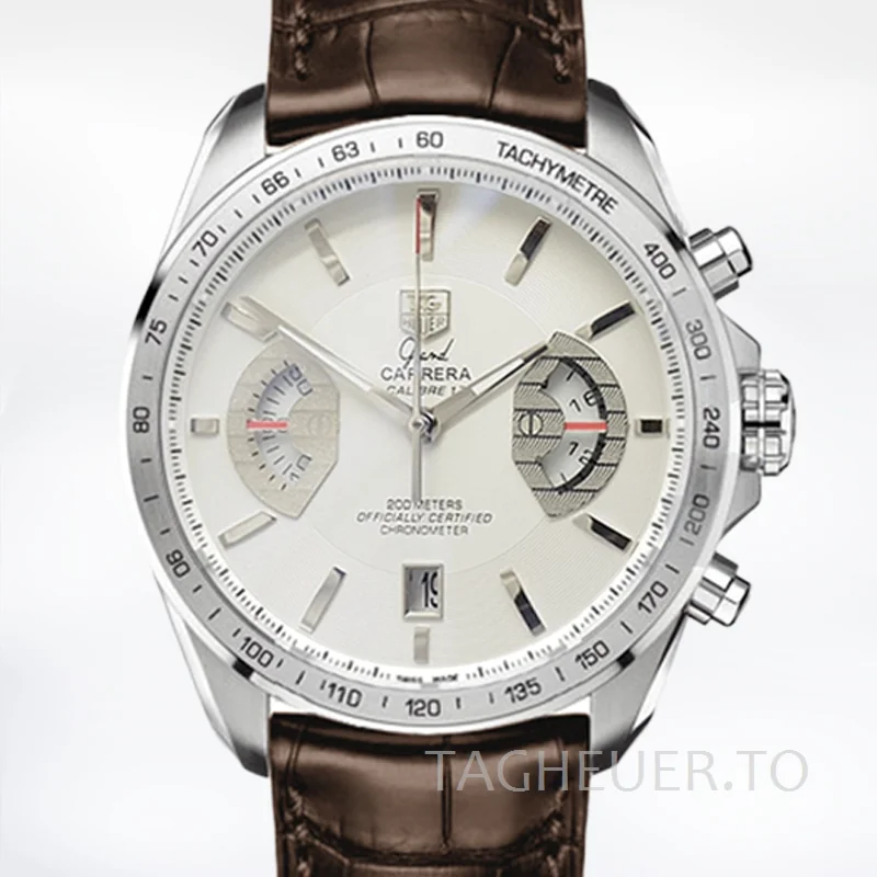 Tag Heuer Grand Carrera CAV511B.FC6231 Men 43mm Quartz Stainless Steel