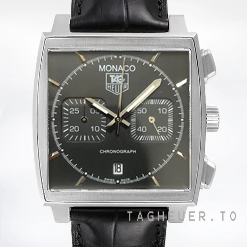Tag Heuer Monaco Men's CAW2110.FC6177 40mm Black Dial Quartz