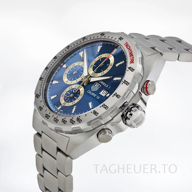 Tag Heuer Formula 1 Men CAZ2015.BA0876 43mm Blue Dial Silver-tone