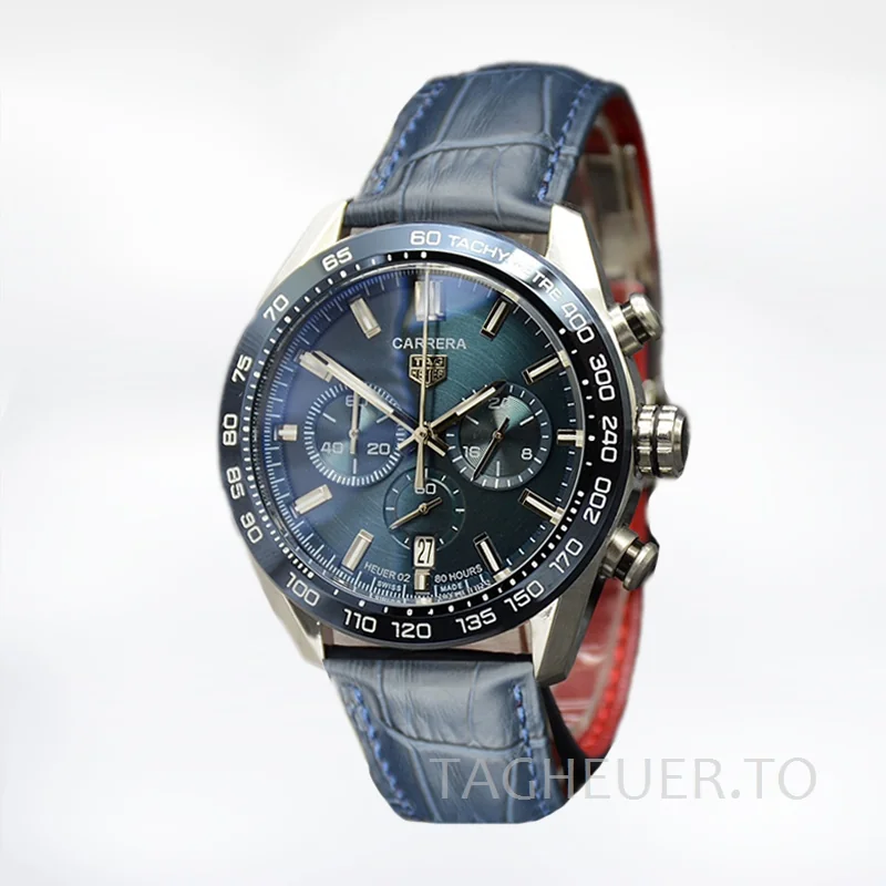 Tag Heuer Carrera 43mm Men CBN2A5A-001 Silver-tone