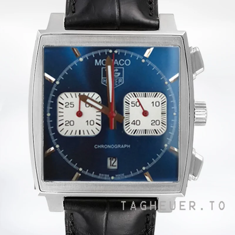 Tag Heuer Monaco CAW2111 Men's 40mm Quartz Silver-tone