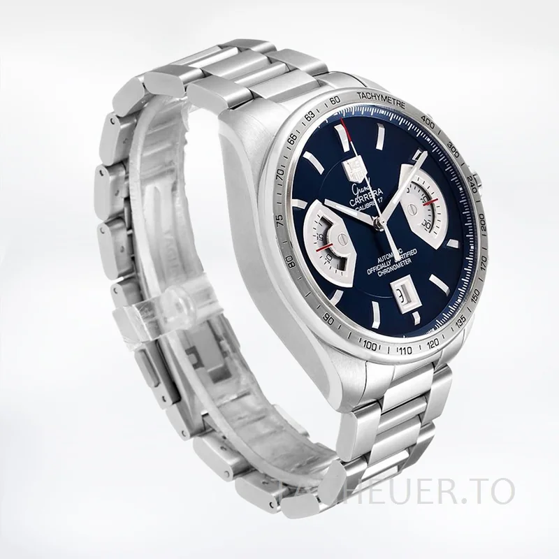 Tag Heuer Grand Carrera CAV511F.BA0902 Men 43mm Stainless Steel Quartz