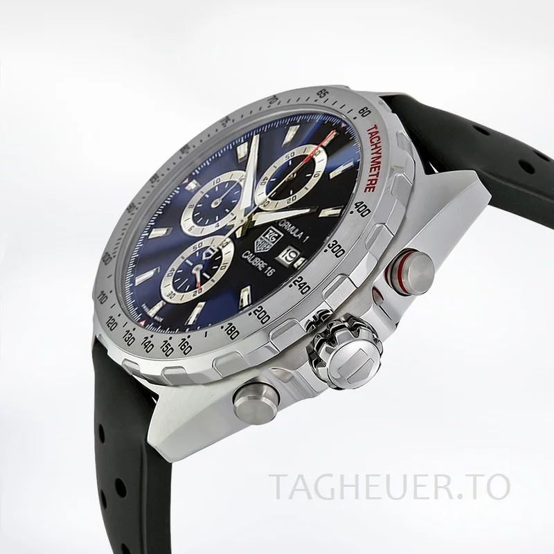 Tag Heuer Formula 1 CAZ2010.FT8024 Men 43mm Black Dial Silver-tone
