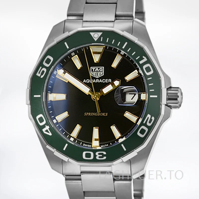 Tag Heuer Aquaracer AquaracerBKSB-001 Men 43mm Automatic Silver-tone