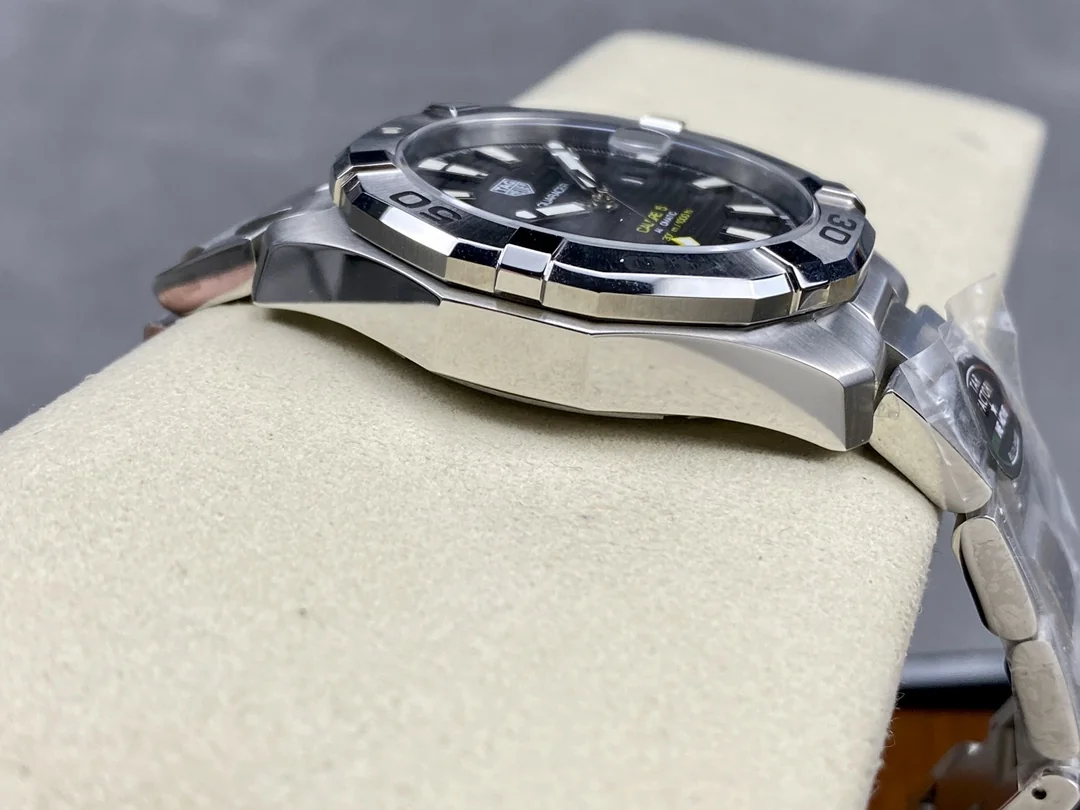 Swatch TAG Heuer Aquaracer WAY2010.BA0927 Replica Swiss men watch 43 Stainless Steel Black Dial water resistant 100M