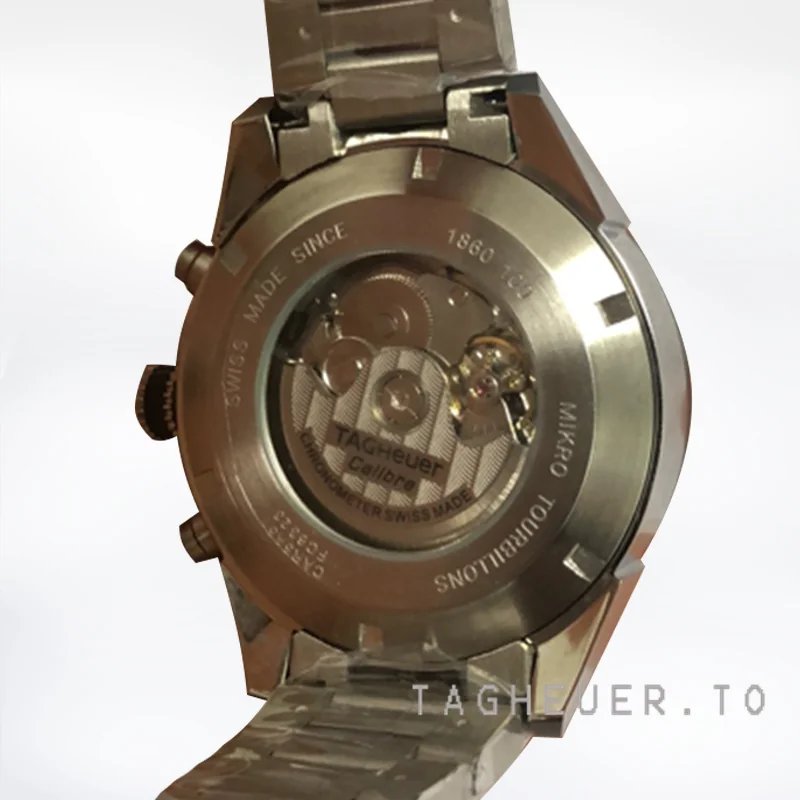 Tag Heuer Carrera CV2A11 Men's 43mm Silver-tone