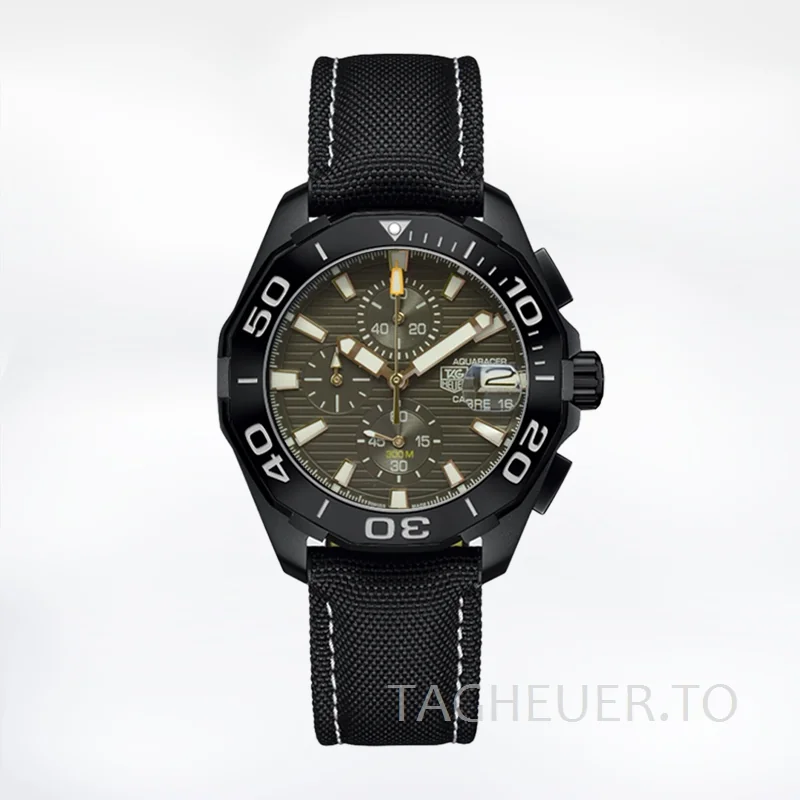 Tag Heuer Aquaracer CAY218A-001 Men 43mm Green Dial