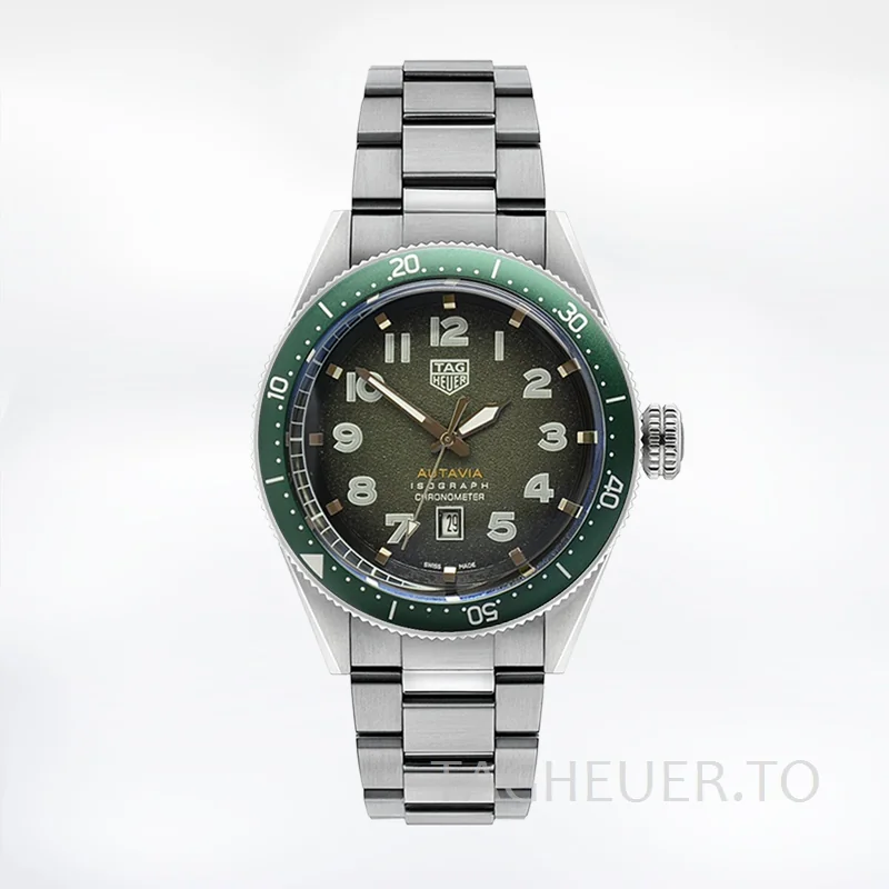 Tag Heuer Autavia 43mm Men WBE5114-002 Stainless Steel