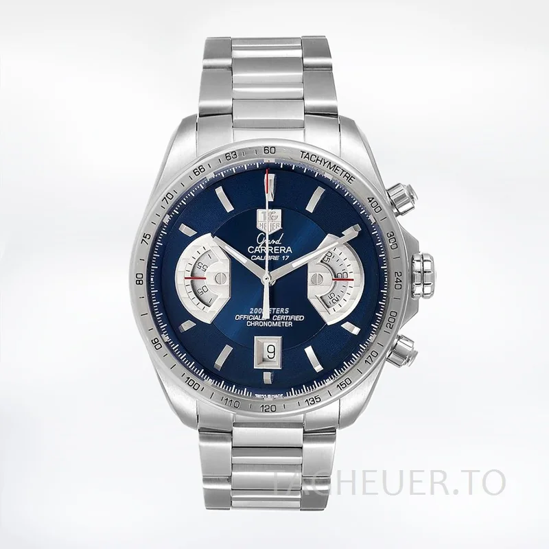Tag Heuer Grand Carrera CAV511F.BA0902 Men 43mm Stainless Steel Quartz
