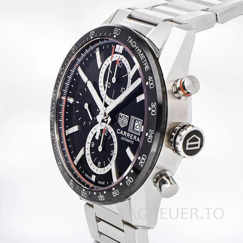 Tag Heuer Carrera CBM2110.BA0651 Men 43mm Black Dial