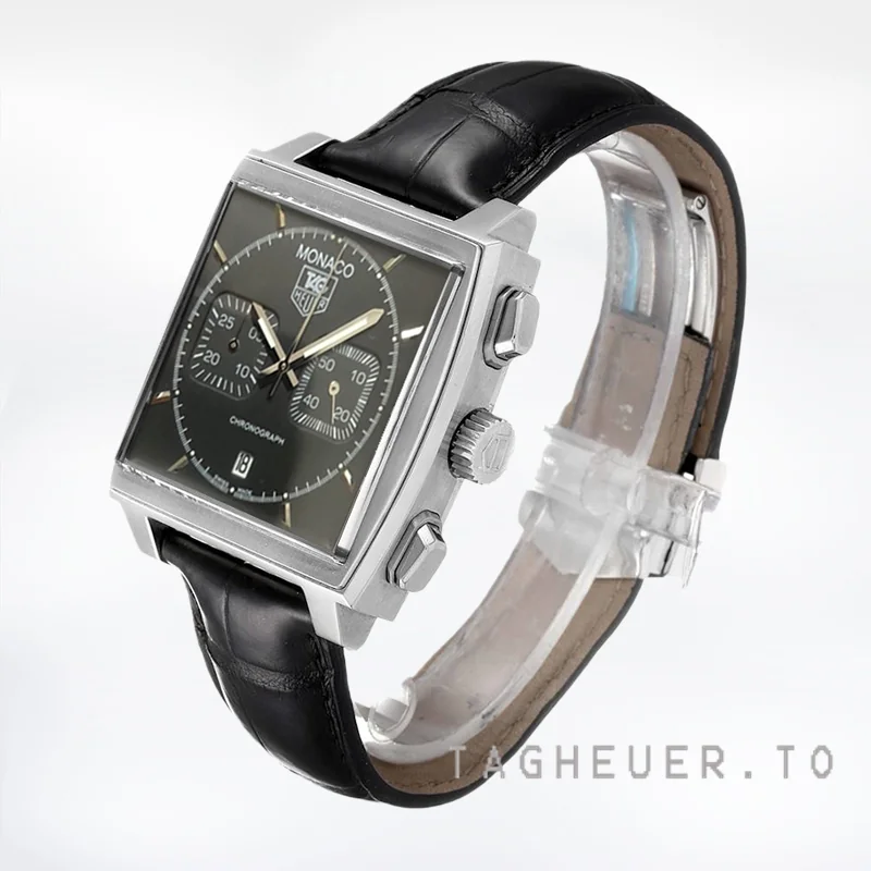 Tag Heuer Monaco Men's CAW2110.FC6177 40mm Black Dial Quartz