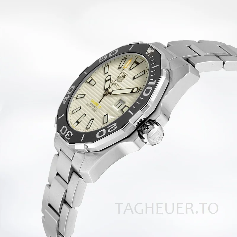 Tag Heuer Aquaracer WAY211A-001 Men 43mm Silver-tone