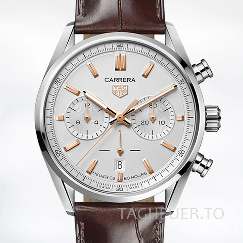 Tag Heuer Carrera CBN2013.FC6483 43mm Men Silver-tone Quartz
