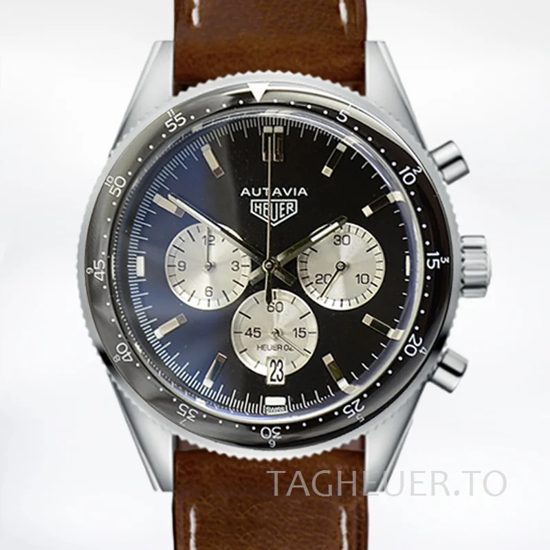 Tag Heuer Autavia Men CBE2110-002 43mm Black Dial Ceramics Bezel