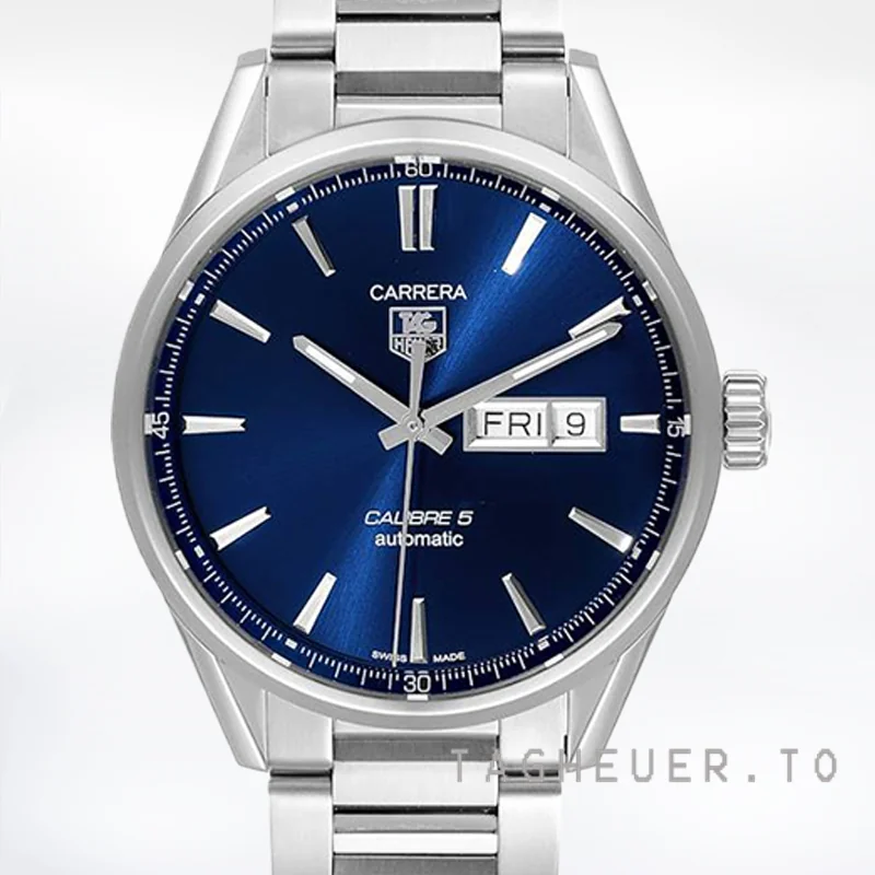 Tag Heuer Carrera Men's 43mm WAR201E.BA0723 Blue Dial Stainless Steel