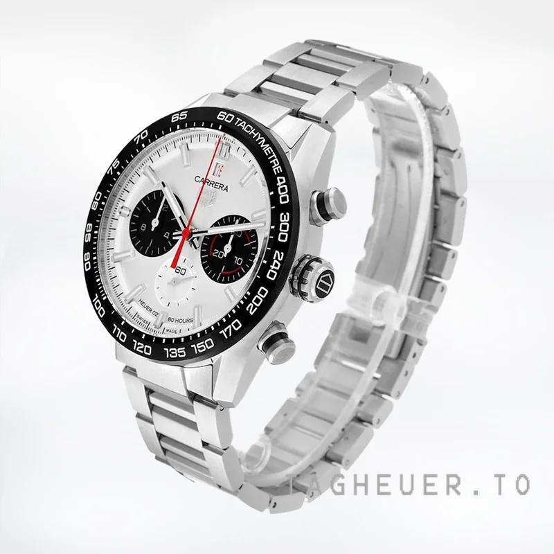 Tag Heuer Carrera Men's CBN2A1D.BA0643 43mm Automatic White Dial