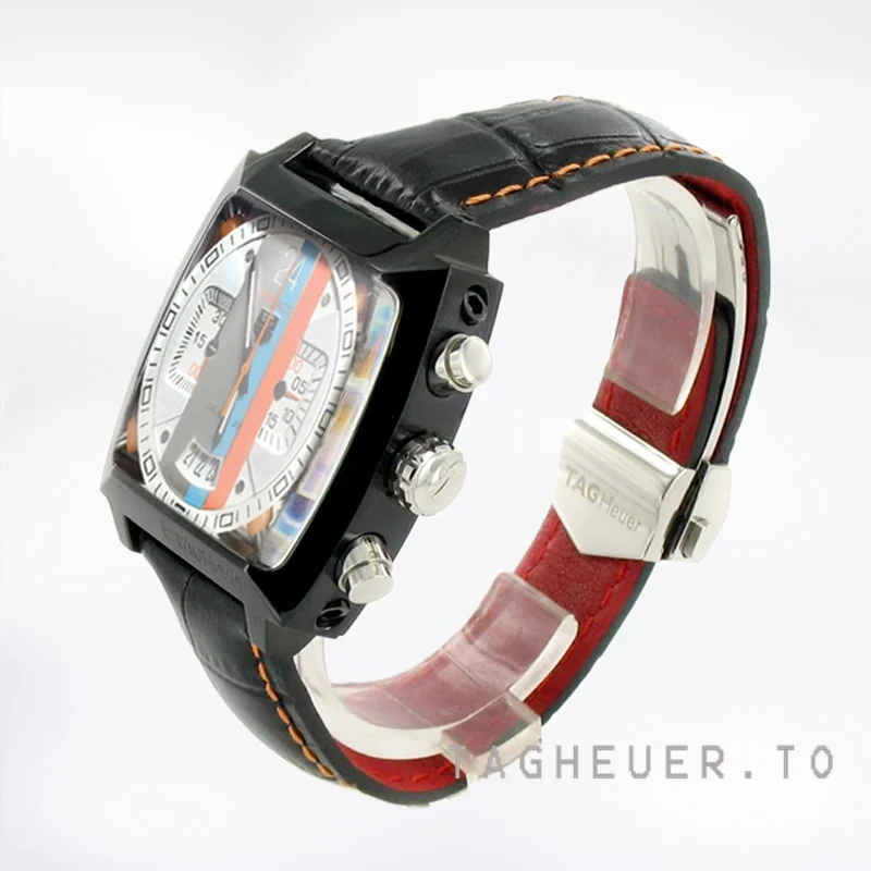Tag Heuer Monaco 40mm MonacoWSL001 Men's Black-tone