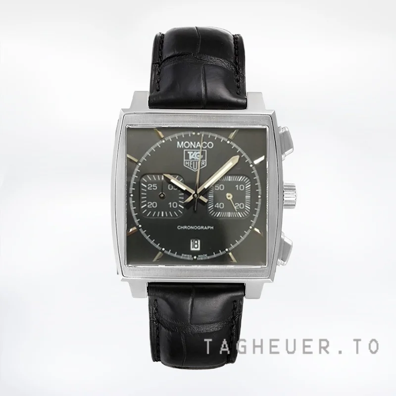 Tag Heuer Monaco Men's CAW2110.FC6177 40mm Black Dial Quartz