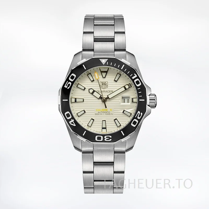 Tag Heuer Aquaracer WAY211A-001 Men 43mm Silver-tone