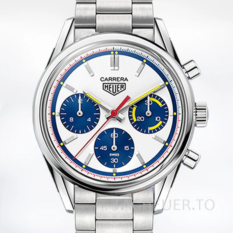 Tag Heuer Carrera CBK221C.FC6488-001 Men 43mm White Dial
