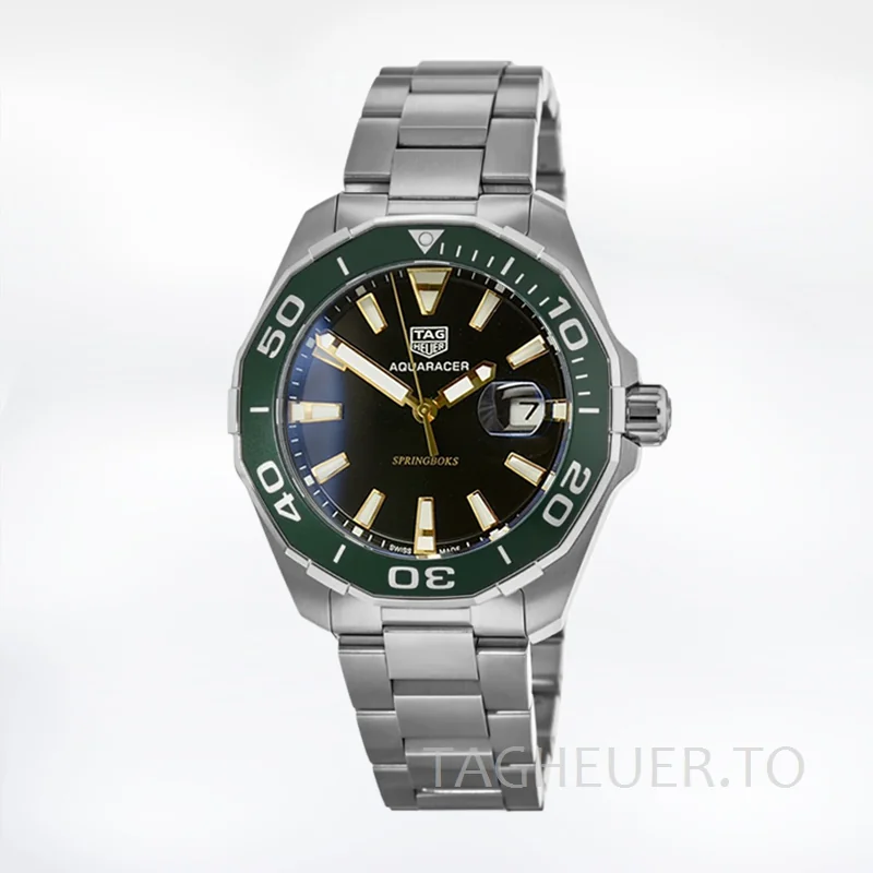 Tag Heuer Aquaracer AquaracerBKSB-001 Men 43mm Automatic Silver-tone