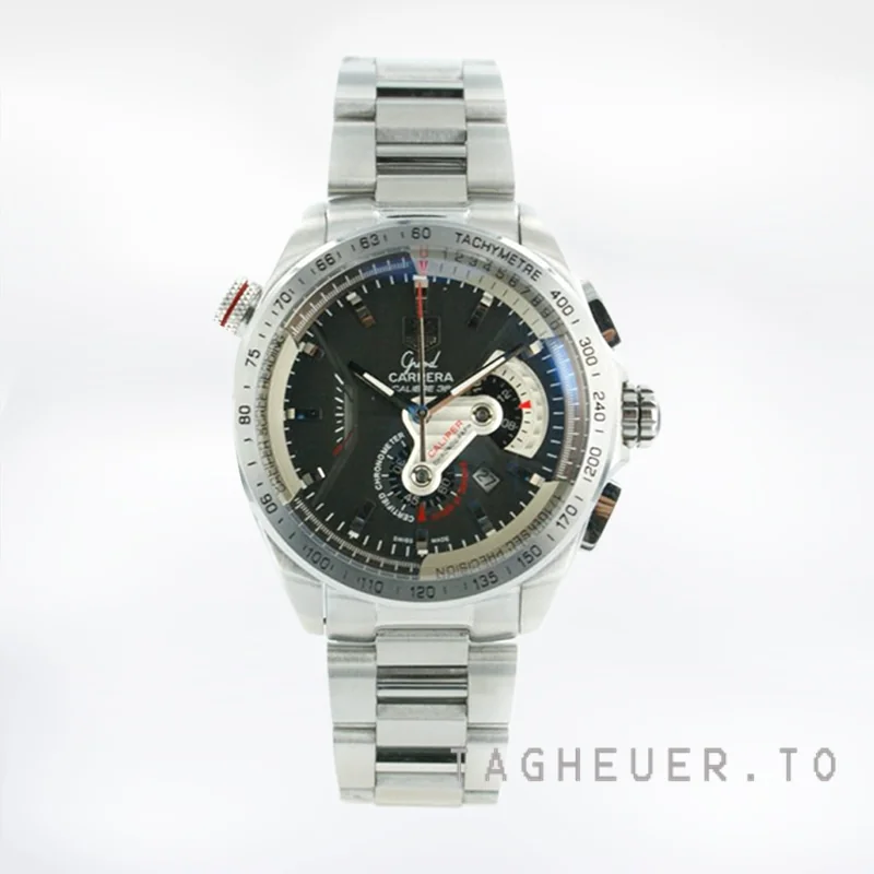 Tag Heuer Carrera 43mm CAV5115.BA0902 Men's Silver-tone