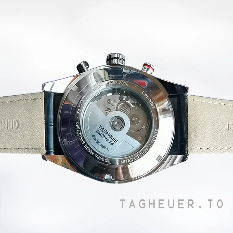 Tag Heuer Carrera CV2A1R.FC6235 Men's 43mm Stainless Steel Black Dial