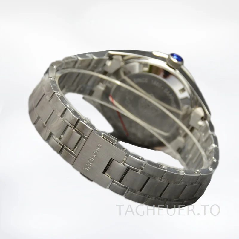 Tag Heuer Carrera 43mm Men WAS2111.BA0732 Silver-tone Stainless Steel