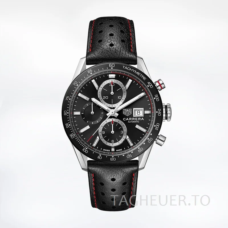 Tag Heuer Carrera Men 43mm CBM2110.FC6454 Silver-tone