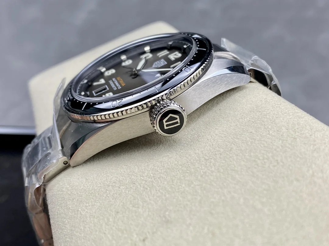 Tag Heuer Autavia WBE5114.EB0173 Swiss Super Clone Replica - 43mm Stainless Steel, Retro Smoky Dial, 100M Waterproof