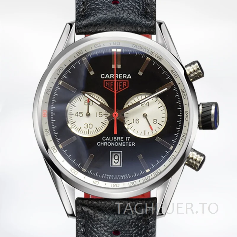 Tag Heuer Carrera CV2119-001 Men 43mm Stainless Steel Quartz