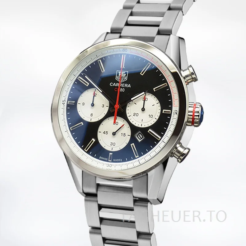 Tag Heuer Carrera Men CarreraBKSB-011 43mm Quartz