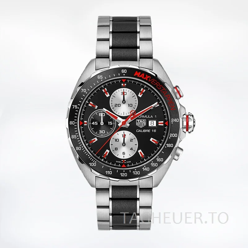 Tag Heuer Formula 1 43mm CAZ2018.BA0970 Men Silver-tone Stainless Steel