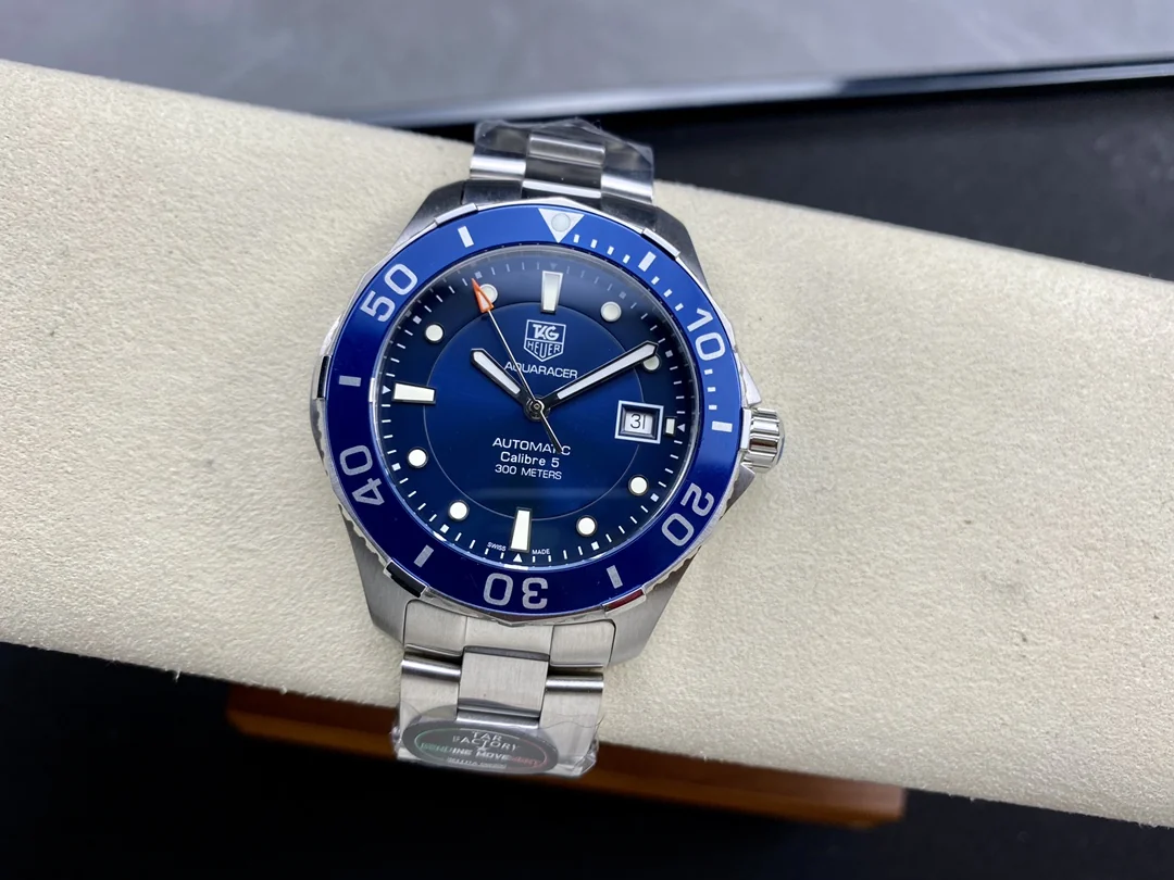 Tag Heuer Aquaracer WAN2111.BA0822 Replica Swiss Men's Watch - 42mm Blue Dial, 100M Waterproof & 1-Year Warranty
