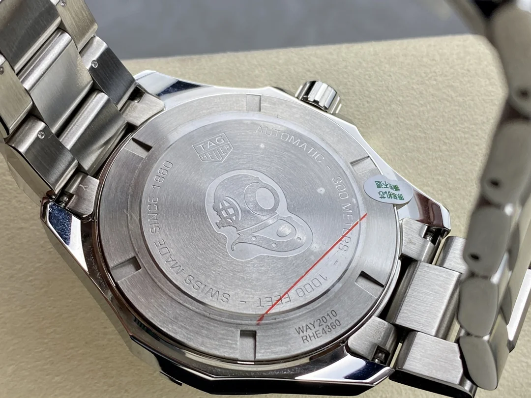Swatch TAG Heuer Aquaracer WAY2010.BA0927 Replica Swiss men watch 43 Stainless Steel Black Dial water resistant 100M
