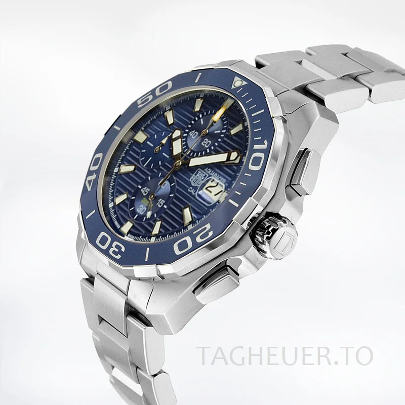 Tag Heuer Aquaracer Men 43mm CAY211B.BA0927 Stainless Steel Silver-tone
