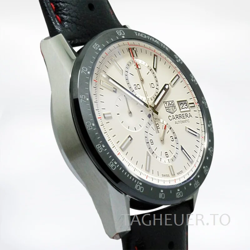 Tag Heuer Carrera CBM2110-003 43mm Men White Dial