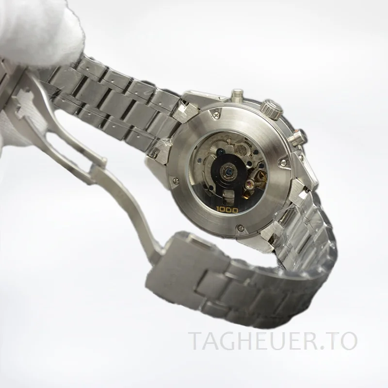 Tag Heuer Carrera 43mm Men CarreraBKAB-007 Stainless Steel Black Dial