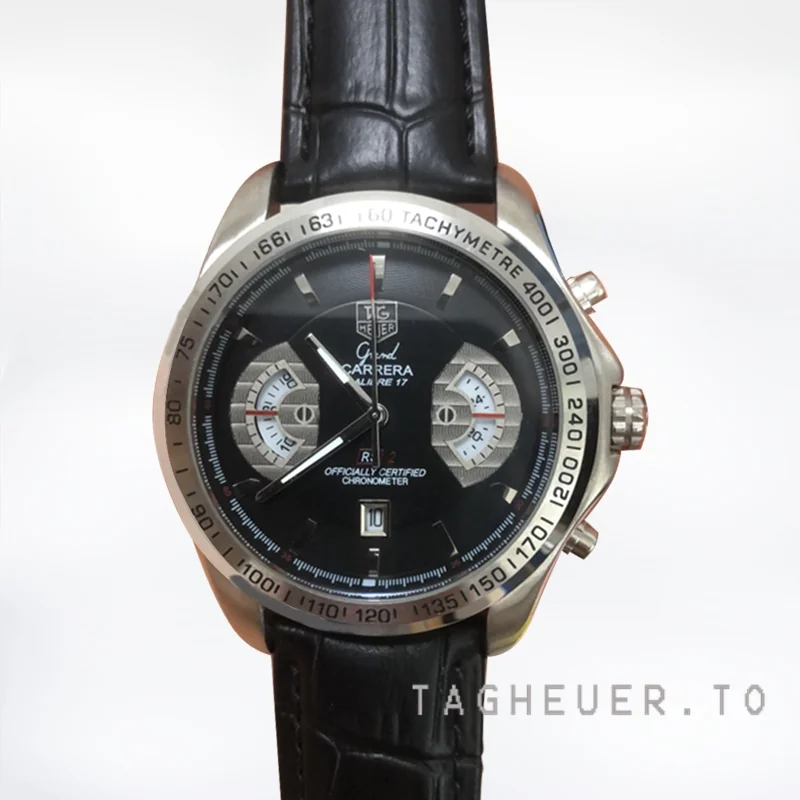 Tag Heuer Carrera Men's CAV511A.FC6225-1 43mm Quartz Black Dial