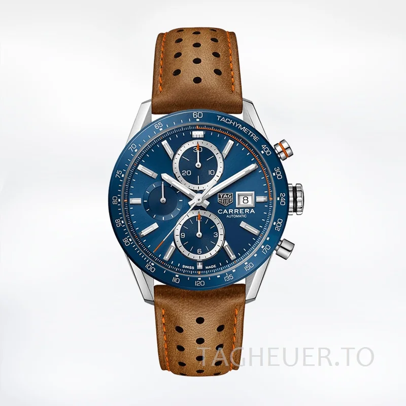 Tag Heuer Carrera 43mm CBM2112.FC6455 Men Silver-tone