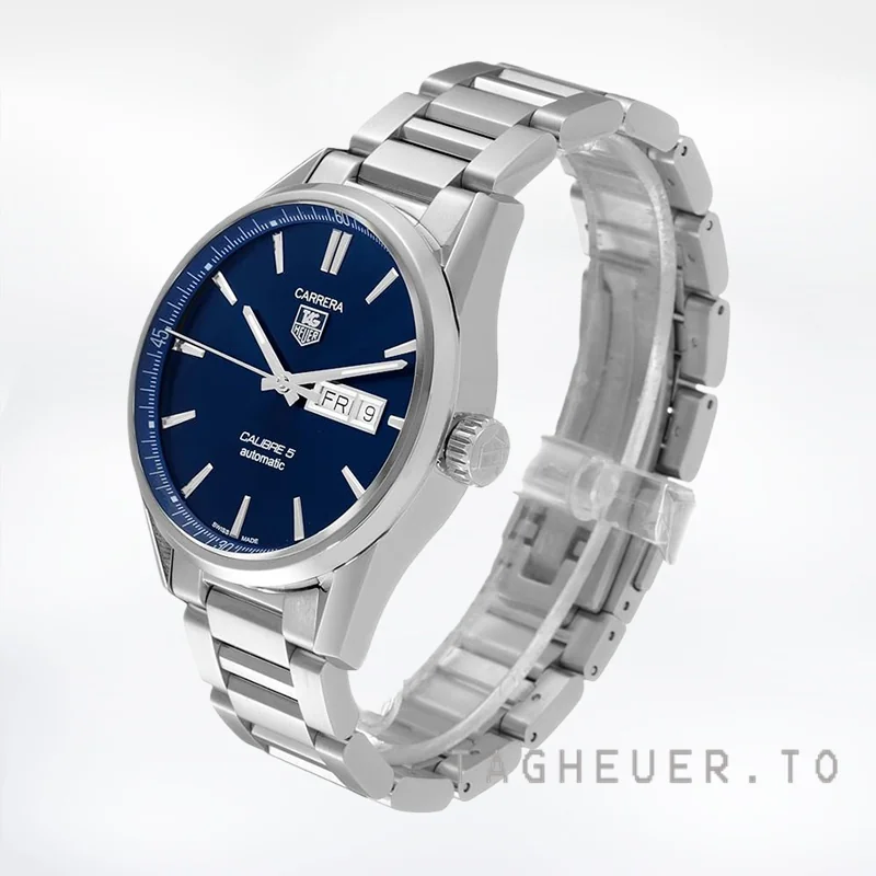 Tag Heuer Carrera Men's 43mm WAR201E.BA0723 Blue Dial Stainless Steel