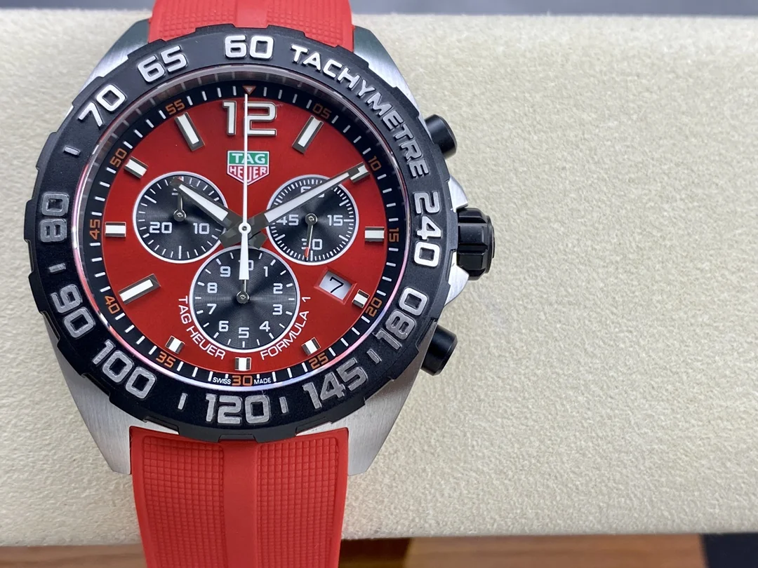 Best Swiss Replica Tag Heuer Formula 1 CAZ101AN.FT8055 Replica - AAA Red Dial Chronograph