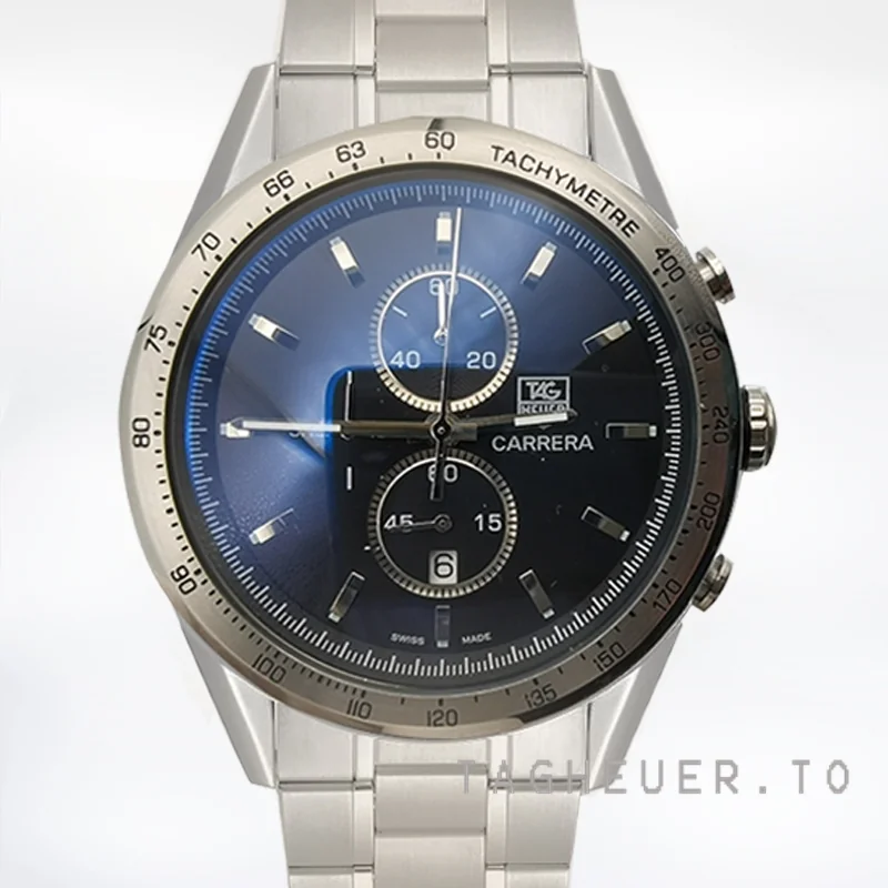 Tag Heuer Carrera 43mm Men's CarreraBKSB005 Stainless Steel