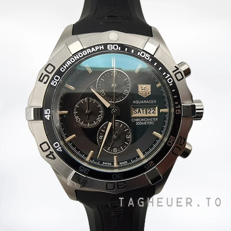 Tag Heuer Aquaracer AquaracerBKSB006 43mm Men's Quartz Black Dial